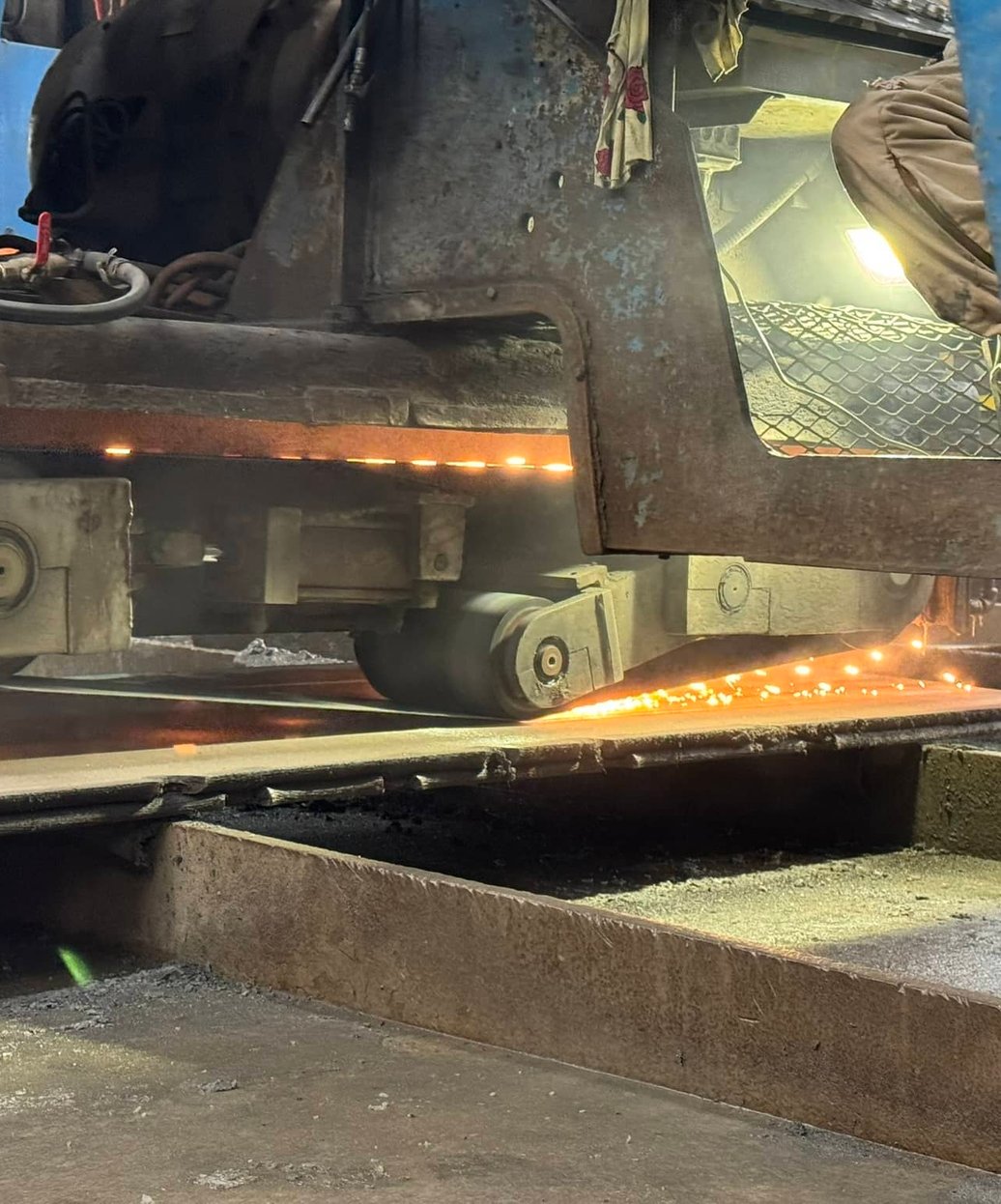 Titanium plate after precision grinding at MSI Corporation